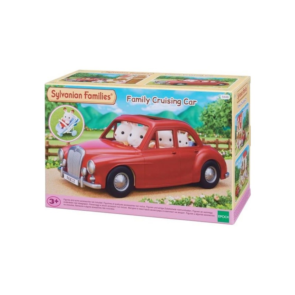 Voiture rouge cabriolet 5 places - SYLVANIAN FAMILIES - pour poupées