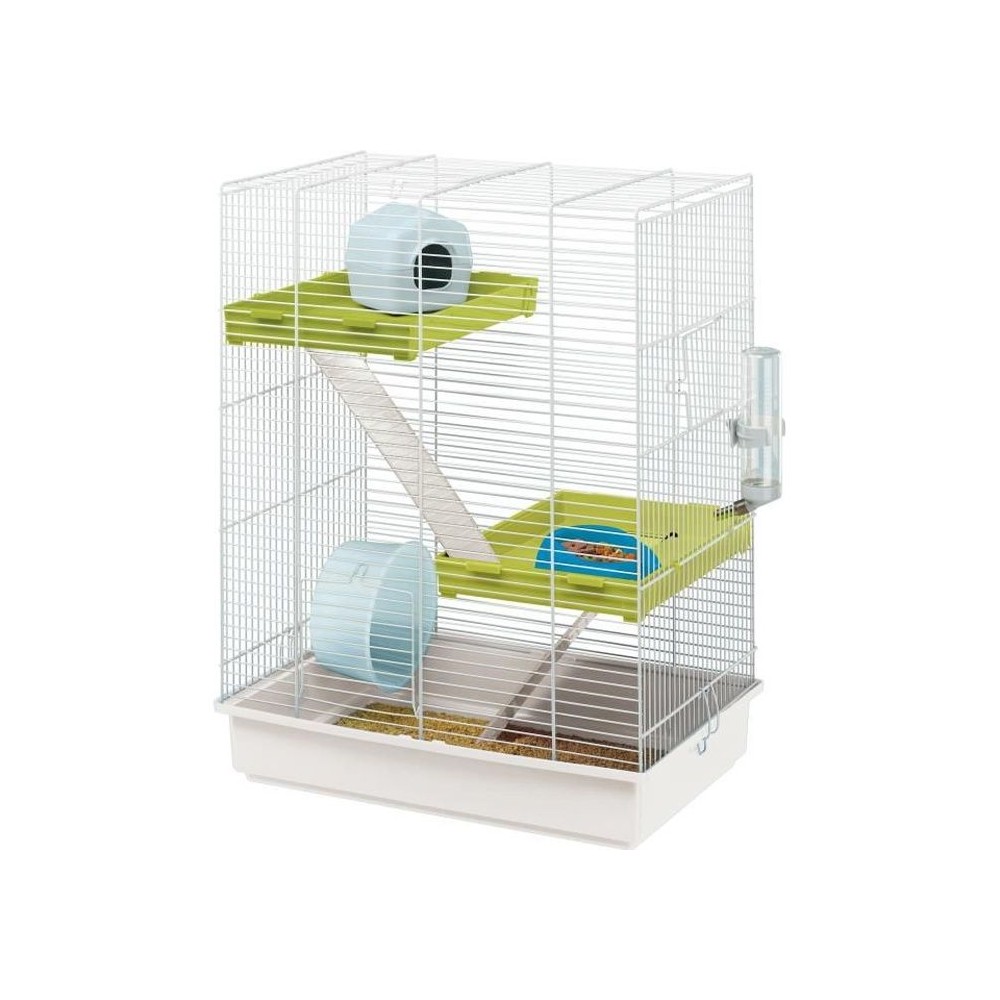 Cage pour hamster FERPLAST Tris - Structure verticale en métal - Acce