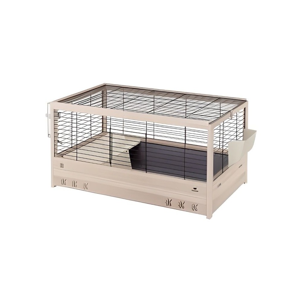 Cage pour cochons d'inde - FERPLAST - ARENA 80 - Bois de pin nordique