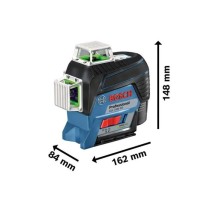 Laser ligne 12V GLL 3-80 CG vert + batterie GBA 2Ah + chargeur GAL 123