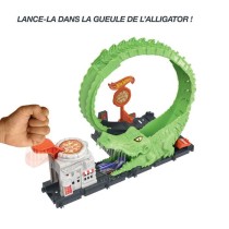 Hot Wheels-Looping Attaque de l'Alligator-Coffret, 1 voiture incluse