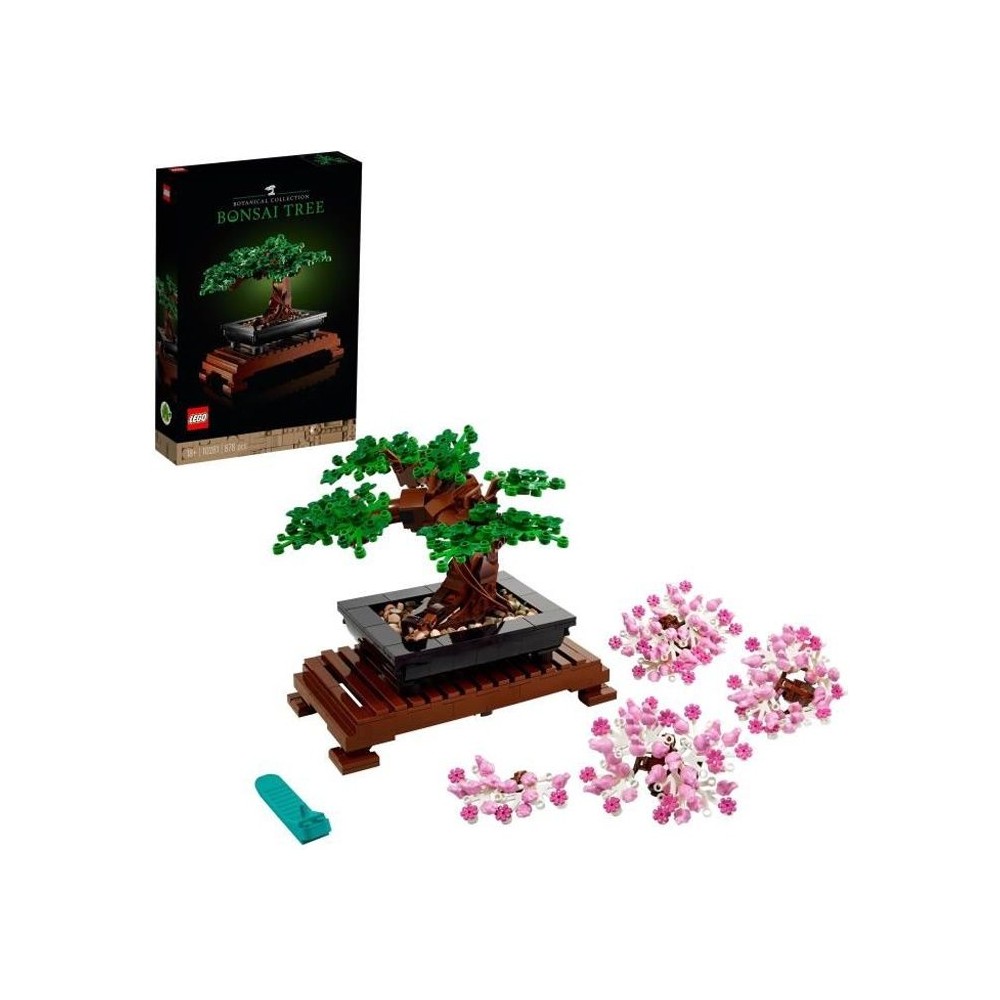 LEGO Icons 10281 Bonsai, Construction, Fleurs Décoratives, Kit Bonsai