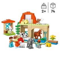 LEGO 10416 DUPLO Ma Ville Prendre Soin des Animaux de la Ferme, Jouet