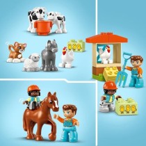 LEGO 10416 DUPLO Ma Ville Prendre Soin des Animaux de la Ferme, Jouet