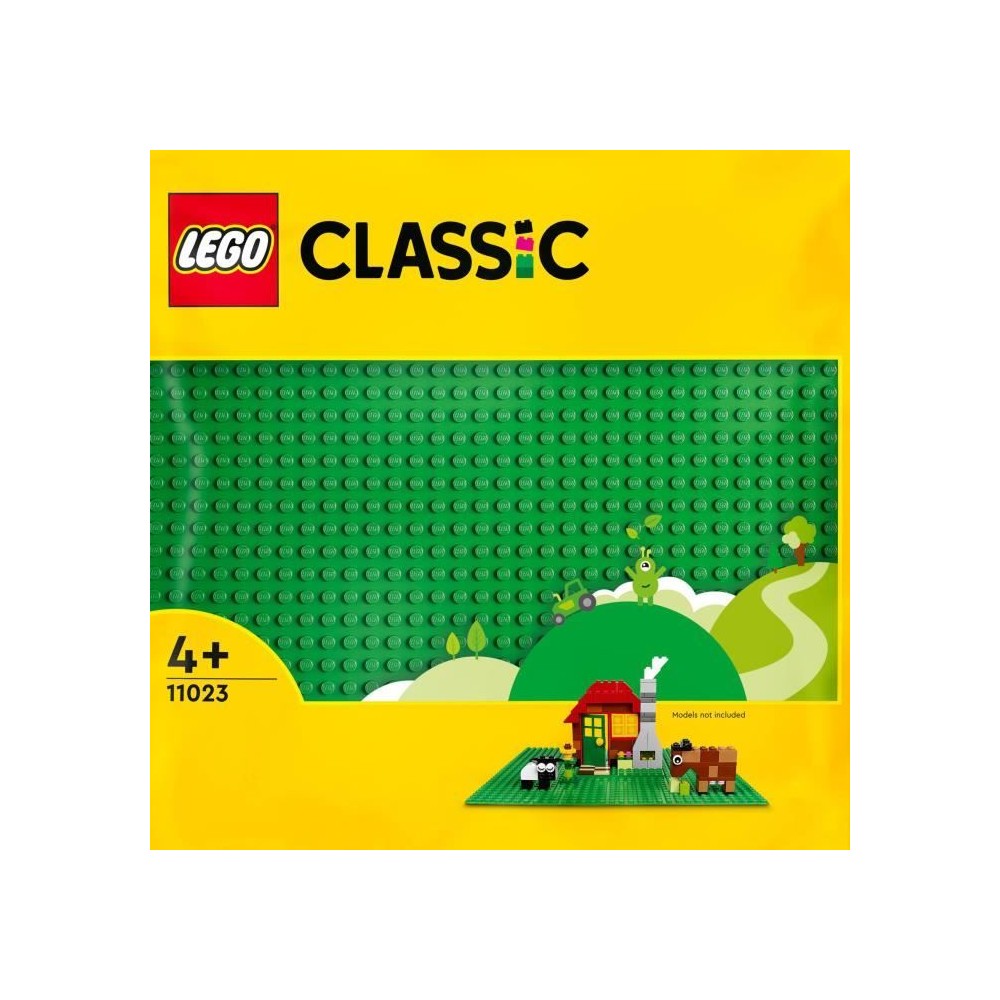 LEGO 11023 Classic La Plaque De Construction Verte 32x32, Socle de Bas