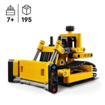 LEGO 42163 Technic Le Bulldozer, Jouet de Construction pour Enfants, V