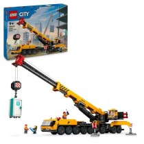 LEGO City 60409 La grue de chantier mobile jaune, set de construction