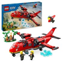 LEGO 60413 City L'Avion de Sauvetage des Pompiers, Jouet avec 3 Minifi