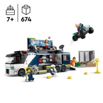 LEGO 60418 City Le Laboratoire de Police Scientifique Mobile, Jouet de