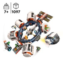 LEGO 60433 City La Station Spatiale Modulaire, Jouet avec Navette, Exp