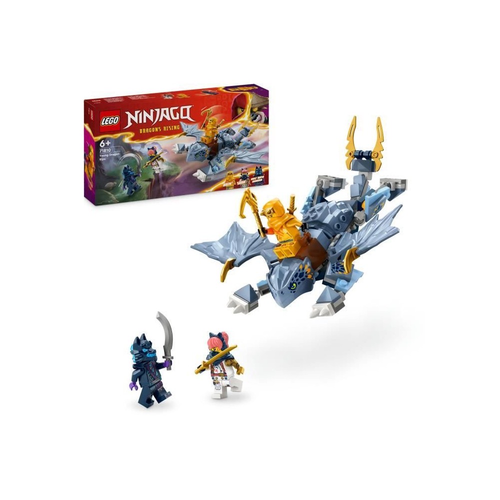 LEGO NINJAGO 71810 Le Jeune Dragon Riyu, Set de Construction, 3 Minifi