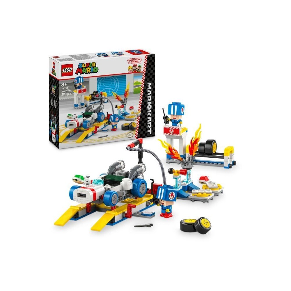 LEGO Super Mario 72035 Mario Kart – Garage de Toad - Jouet Nintendo