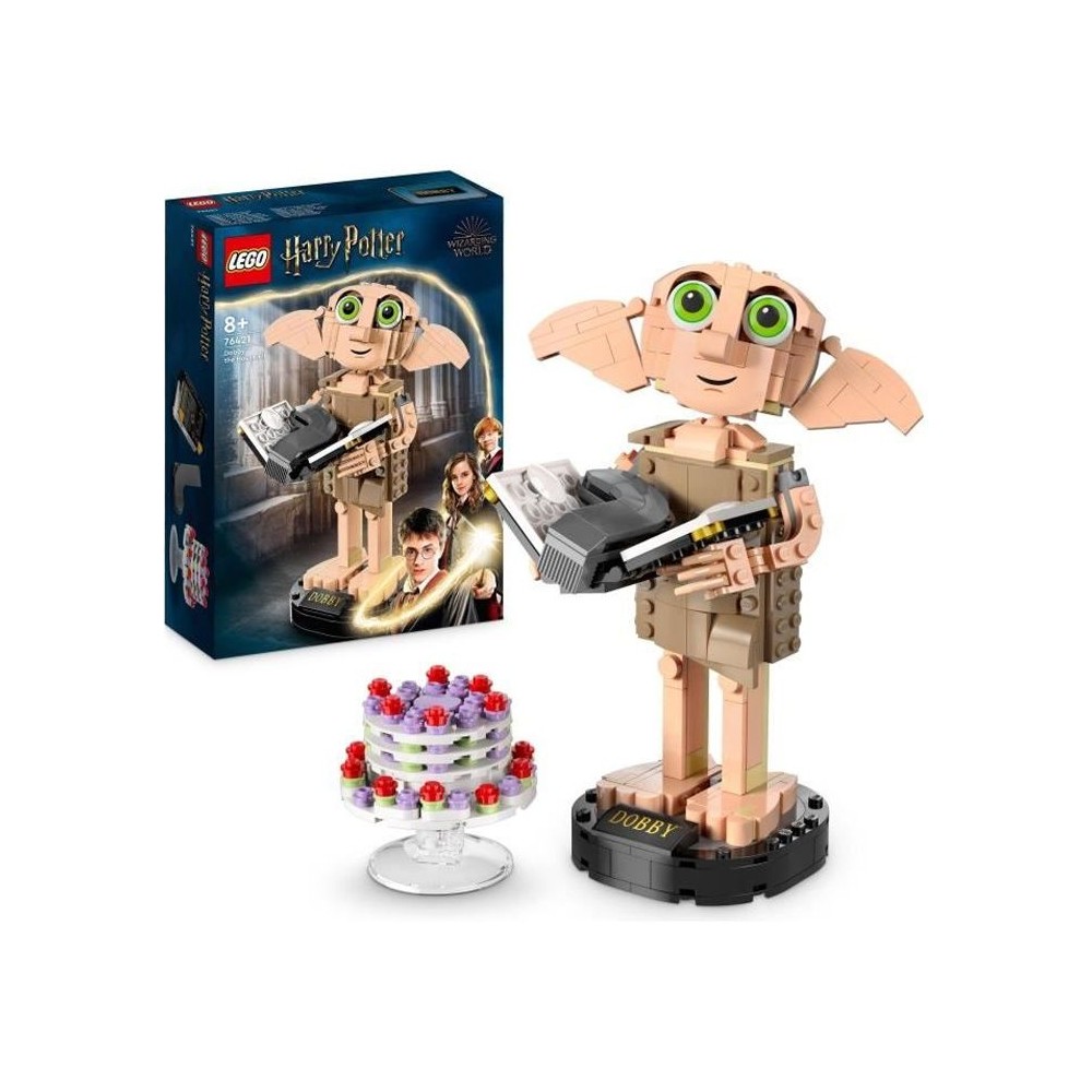 LEGO Harry Potter 76421 Dobby l'Elfe de Maison, Jouet de Figurine de P