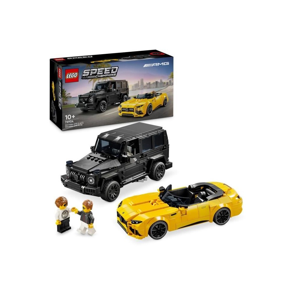 LEGO Speed Champions 76924 Mercedes-AMG G 63 et Mercedes-AMG SL 63, vo