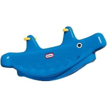 Little Tikes - Baleine Double a Bascule Bleue - Convient pour 1, 2 ou