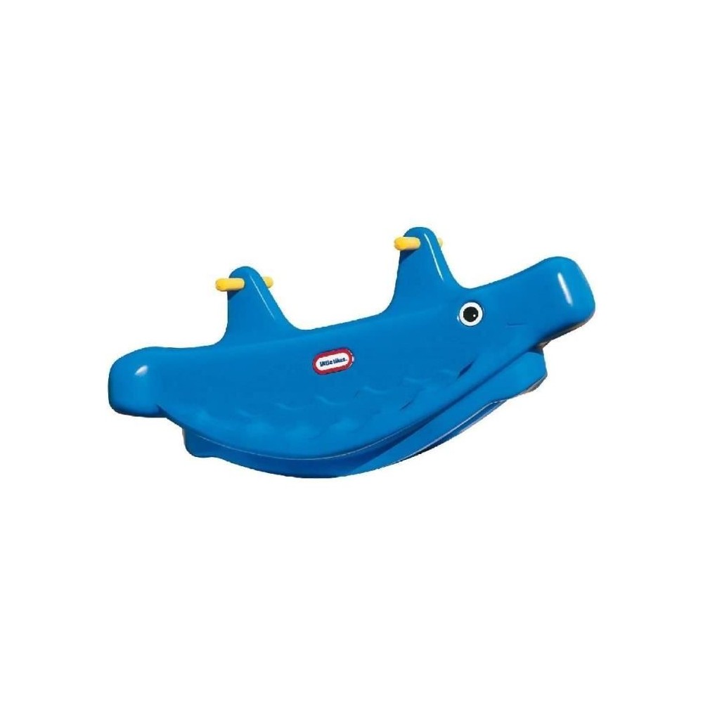 Little Tikes - Baleine Double a Bascule Bleue - Convient pour 1, 2 ou