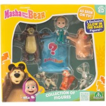 Figurines - MASHA AND THE BEAR - Coffret 7 figurines avec 1 surprise -