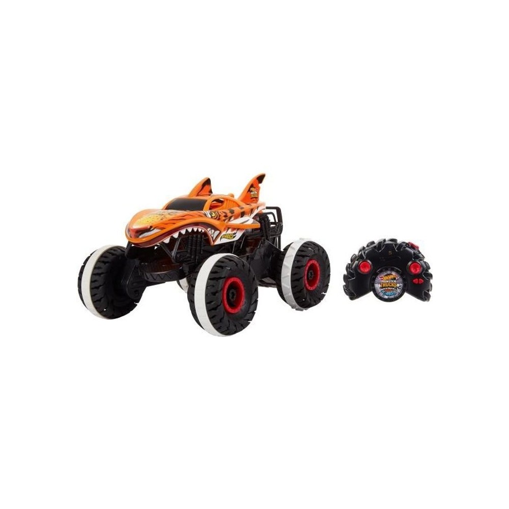 Hot Wheels-Monster Trucks-L'Inarretable Tiger Shark-Véhicule RC HGV8