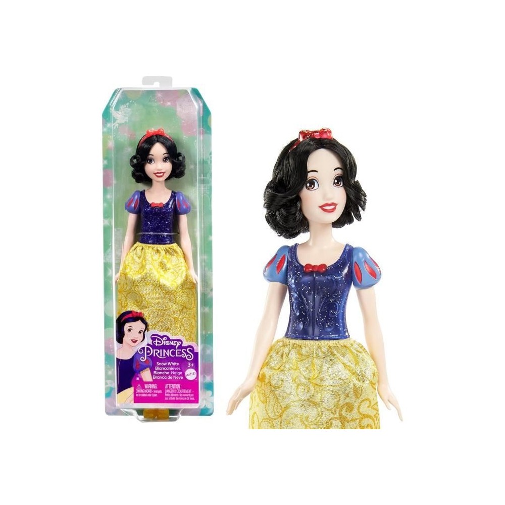 Blanche-Neige Poupée 29 cm, Mattel Poupée Disney Princesses habillag