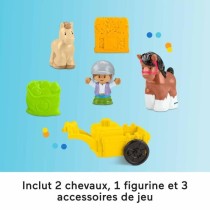 FISHER-PRICE Little People-L'écurie des Joyeux Chevaux avec 6 élém