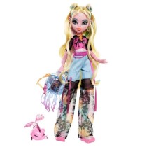 Monster High-Poupée Lagoona Blue-Poupée avec animal et accessoires H