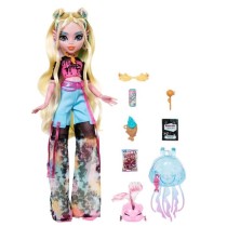 Monster High-Poupée Lagoona Blue-Poupée avec animal et accessoires H