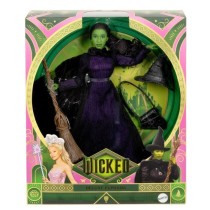 Mattel-Wicked-Poupée Elphaba avec cheveux tressés et multiples poses