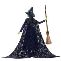 Mattel-Wicked-Poupée Elphaba avec cheveux tressés et multiples poses