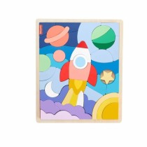 FISHER-PRICE Puzzle en Bois L'Espace-Puzzle 42 pieces pour les petits