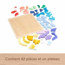 FISHER-PRICE Puzzle en Bois L'Espace-Puzzle 42 pieces pour les petits