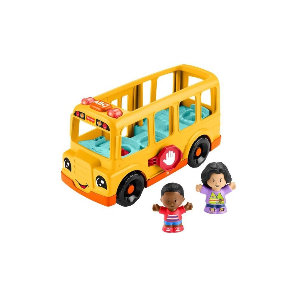 Fisher-Price Little People-Le Bus Scolaire-Véhicule musical a pousser