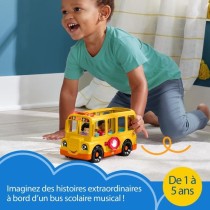 Fisher-Price Little People-Le Bus Scolaire-Véhicule musical a pousser