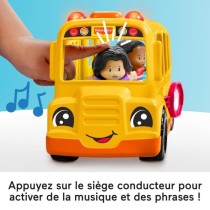 Fisher-Price Little People-Le Bus Scolaire-Véhicule musical a pousser