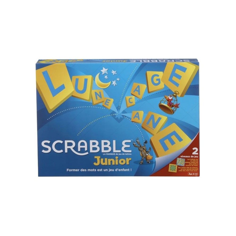 Mattel Games - Scrabble Junior - Jeu de Société - 6 ans et + Y9668