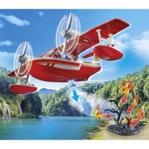 PLAYMOBIL 71463 Hydravion avec pompier - Action Heroes - Les pompiers