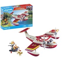 PLAYMOBIL 71463 Hydravion avec pompier - Action Heroes - Les pompiers