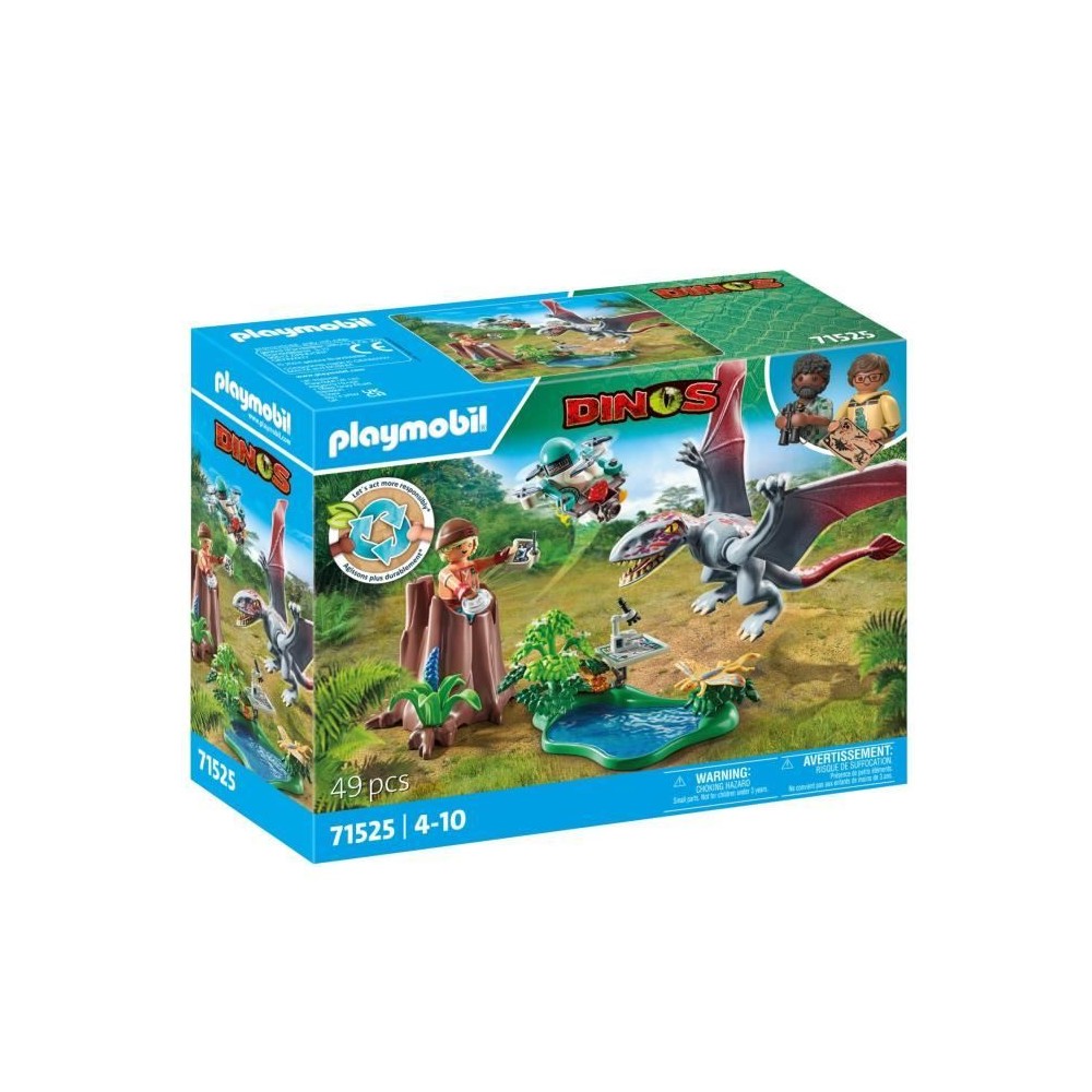 PLAYMOBIL 71525 Drone d'observation avec dimorphodon