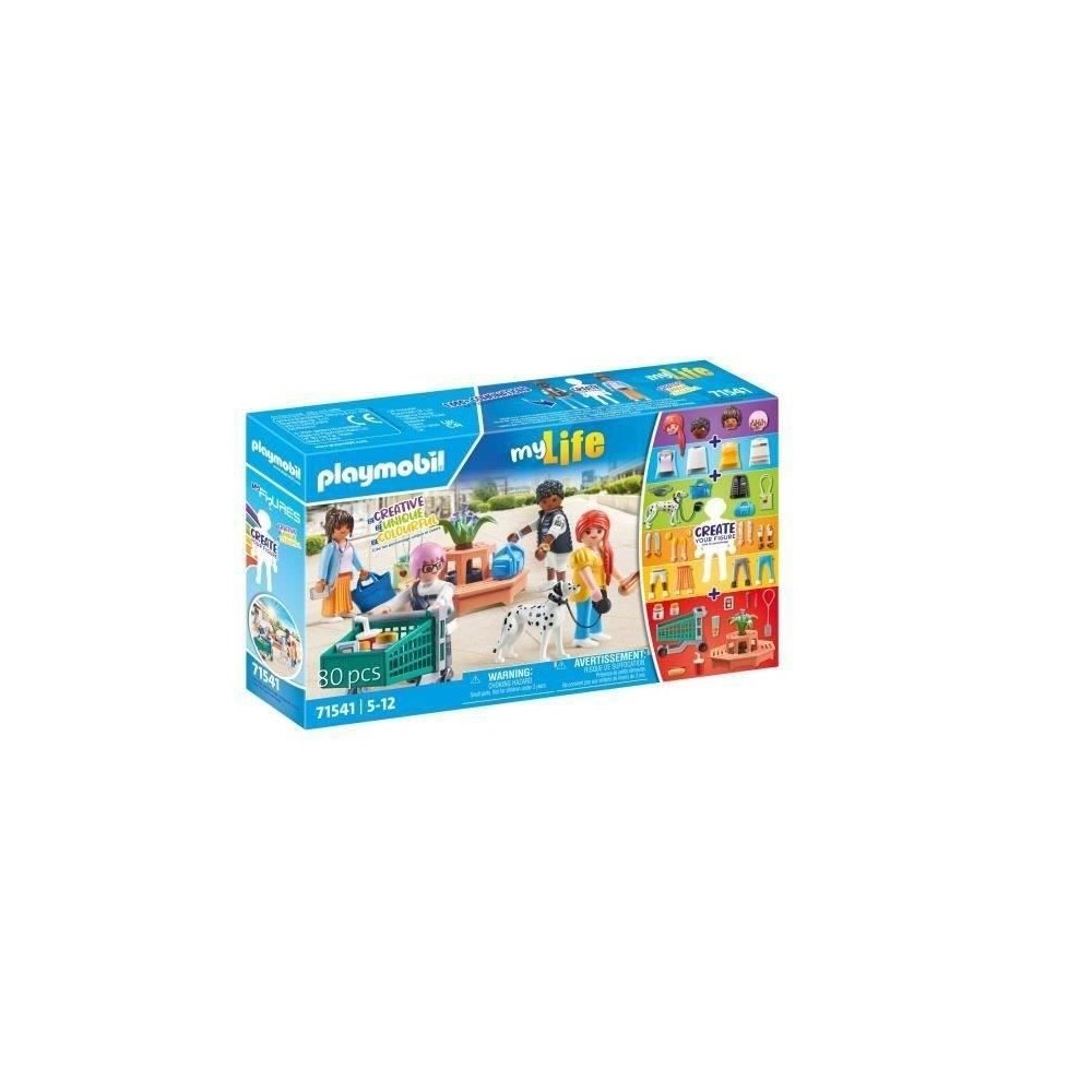 PLAYMOBIL 71541 My Figures Shopping, My Life, 80 pieces, Des 5 ans