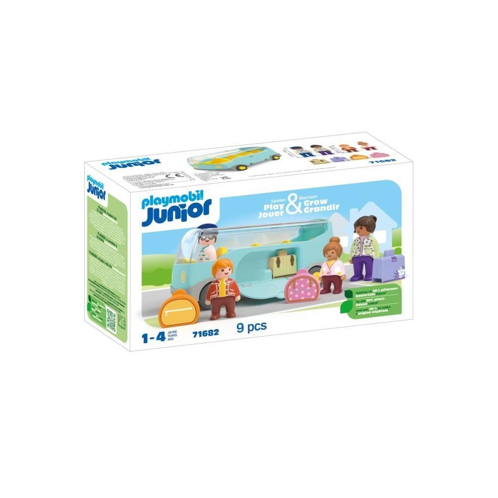 PLAYMOBIL Junior 71682 Autocar de voyage, Des 12 mois