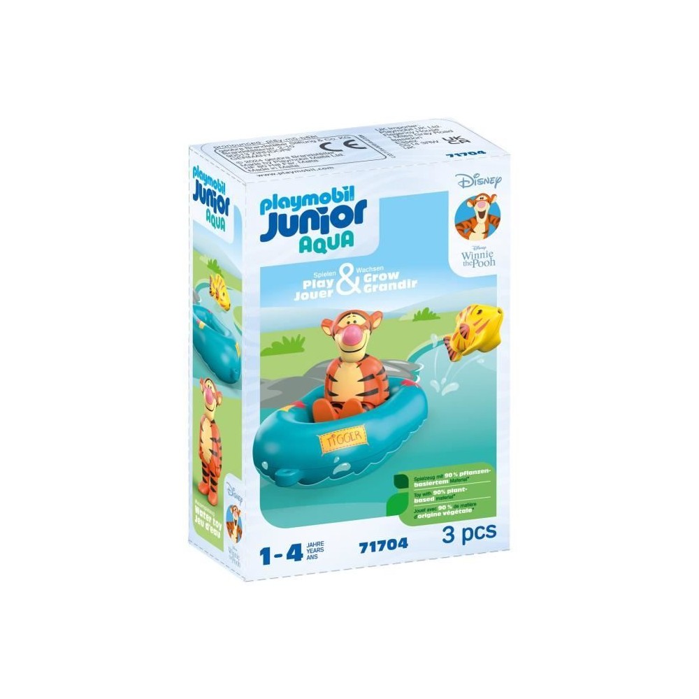 PLAYMOBIL JUNIOR 71704 Junior & Disney : Tigrou avec canot