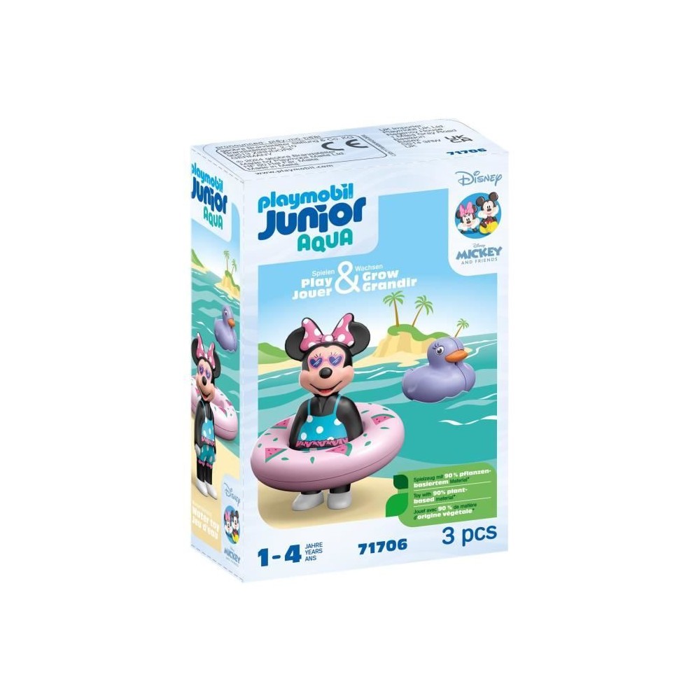 PLAYMOBIL JUNIOR 71706 Junior & Disney : Minnie avec bouée