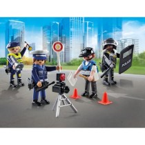 PLAYMOBIL 71730 Set métiers de la police : 4 policiers