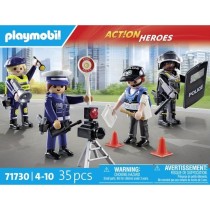 PLAYMOBIL 71730 Set métiers de la police : 4 policiers