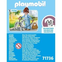 PLAYMOBIL 71736 Femme d'affaire avec son Dalmatien