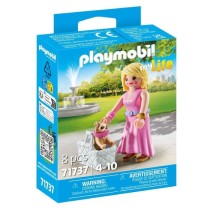 PLAYMOBIL 71737 Dame avec Chihuahua et panier transport