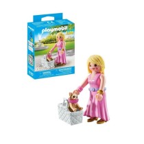 PLAYMOBIL 71737 Dame avec Chihuahua et panier transport