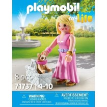 PLAYMOBIL 71737 Dame avec Chihuahua et panier transport