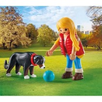 PLAYMOBIL 71738 Jeune fille avec chien de montagne