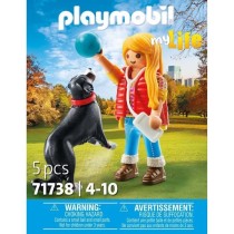 PLAYMOBIL 71738 Jeune fille avec chien de montagne