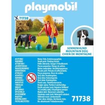 PLAYMOBIL 71738 Jeune fille avec chien de montagne